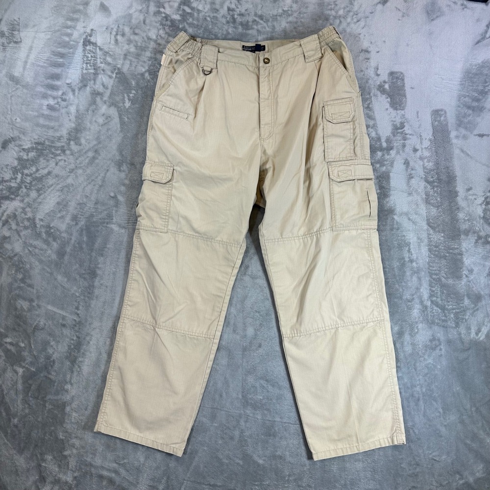 5.11 Tactical‎ Cargo Pants Mens Size 40x32 Khaki Tan Workwear Utility